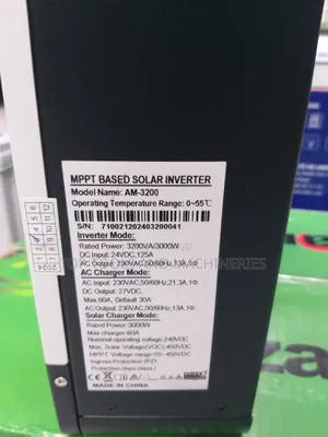 Amizar 3kva 24V 125A MPPT Based Solar Hybrid Inverter