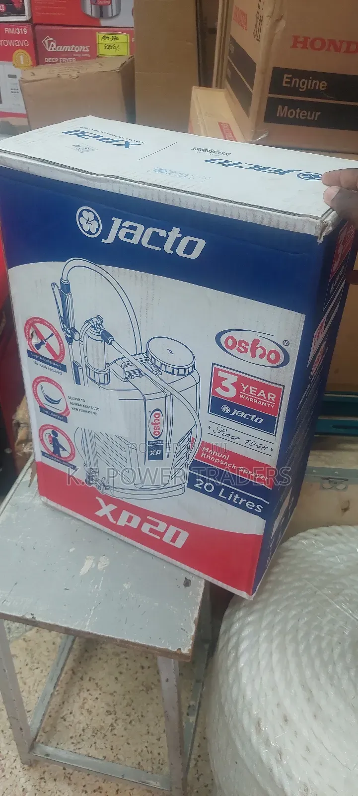 Manual 20 Litre Jacto Knapsack Sprayer