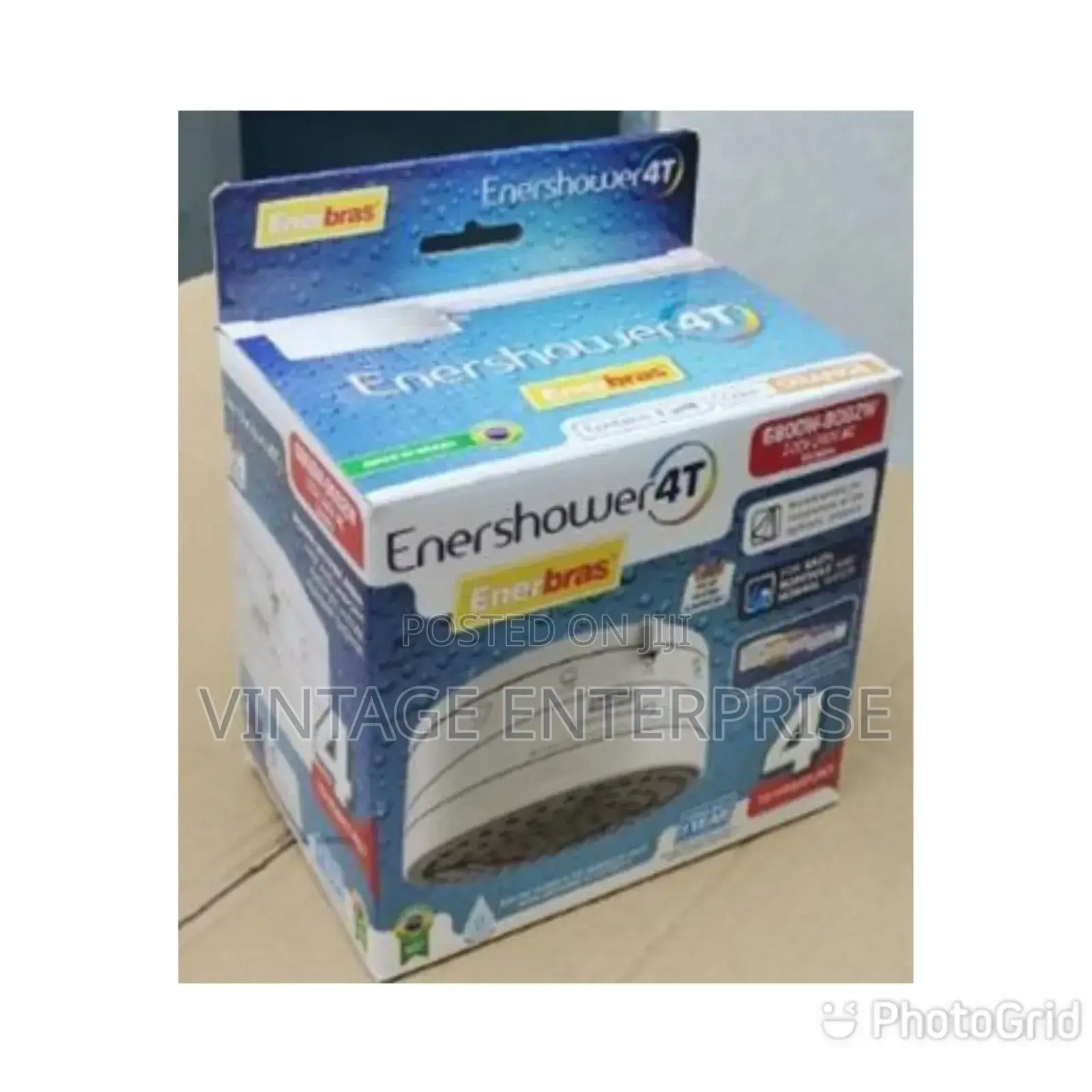 4T Enershower Head Instant Hot Shower