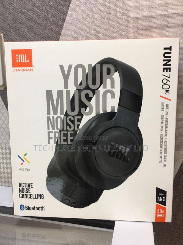 JBL Tune 760nc Noise-Canceling Wireless Over-Ear Headphones