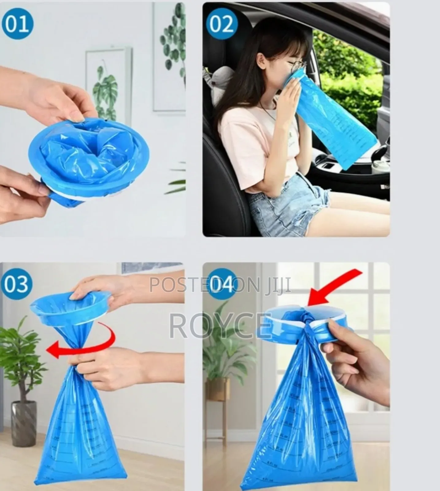 Disposable Travel / Sick Bag-5pcs