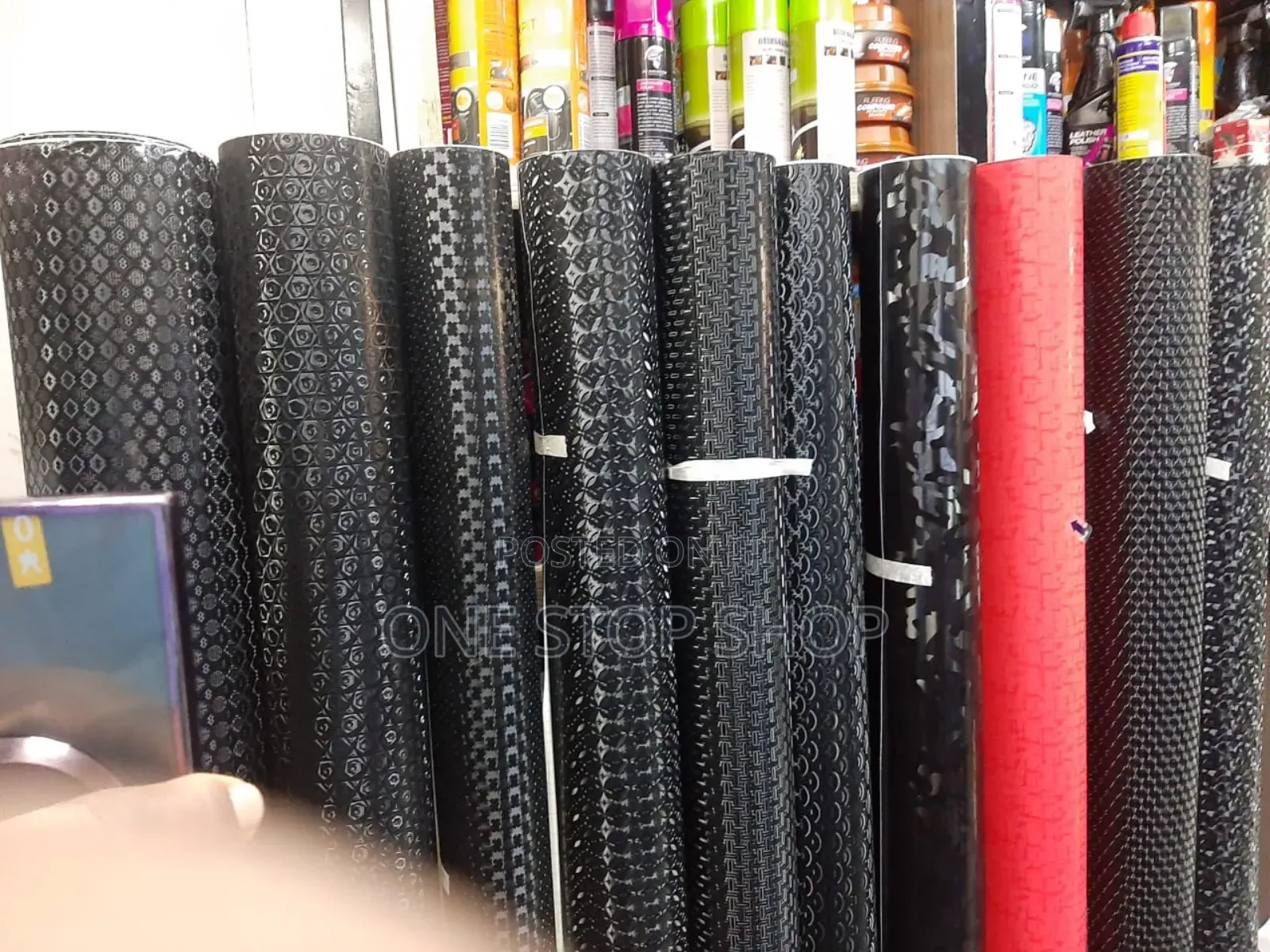 1.5 by 1m Self Adhesive Fibre Vinyl Wrap for Car