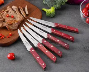 High Quality Steak Knife With Wooden Handle