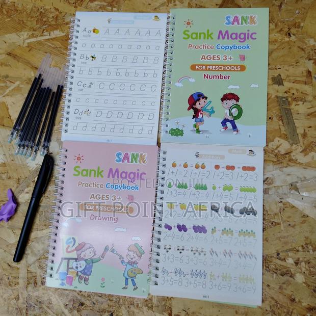 4 Copies Sank Magic Practice Book