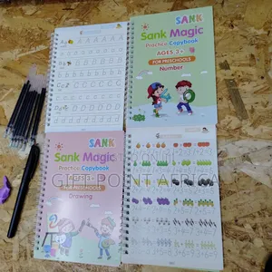 4 Copies Sank Magic Practice Book