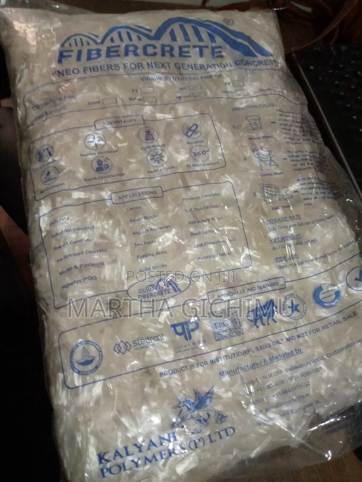 Concrete Fibre Reinforced 900gm
