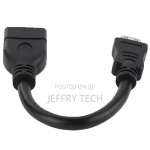 16cm Gold Plated Mini HDMI Male to HDMI 19 Pin Female Cable(