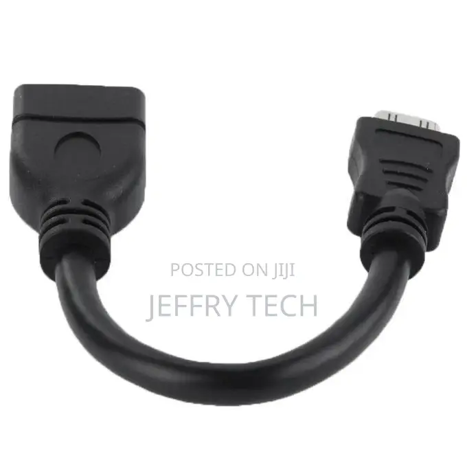 16cm Gold Plated Mini HDMI Male to HDMI 19 Pin Female Cable(