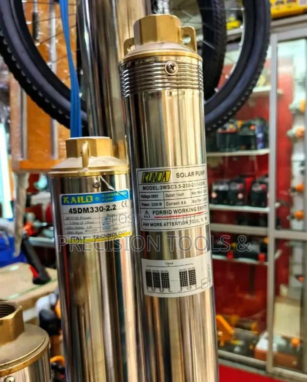 Kunda Solar Submersible Pump 120m Head 1200watts