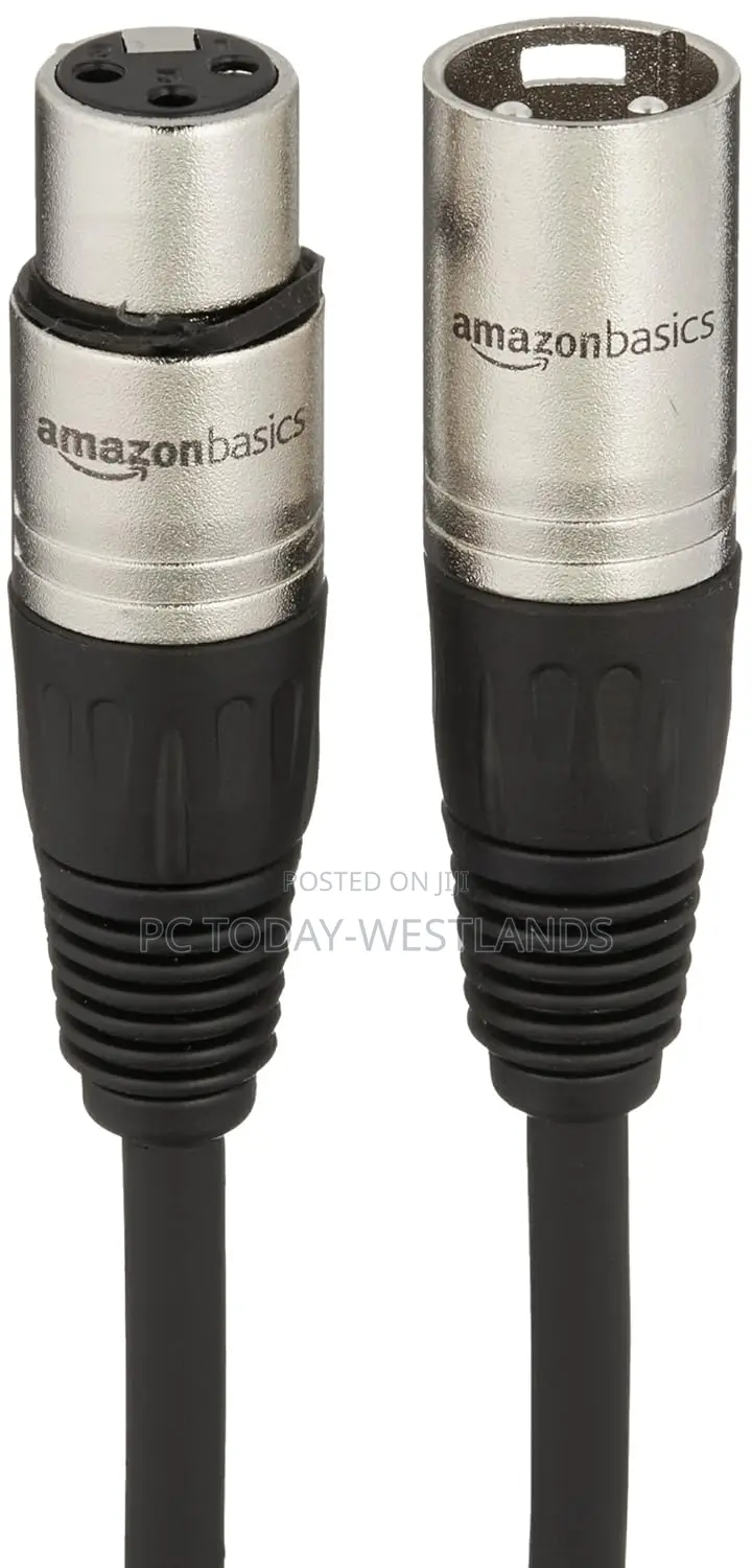 Amazon Basics 6 Feet XLR Microphone Cable for Speaker