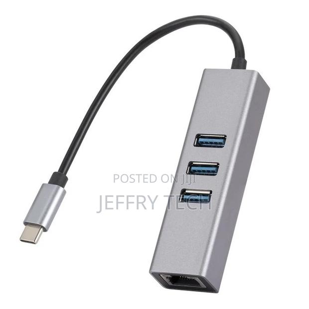 SL-030 USB-C / Type-C to Gigabit Ethernet RJ45 3 X USB 3.0