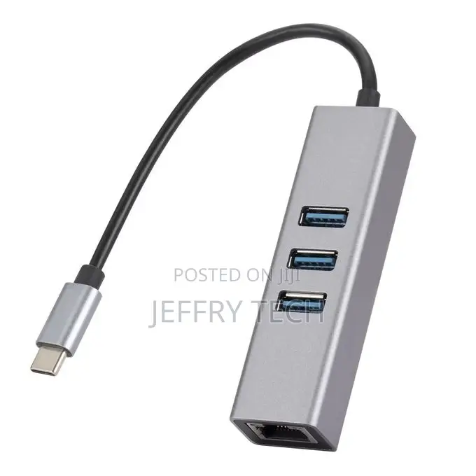 SL-030 USB-C / Type-C to Gigabit Ethernet RJ45 3 X USB 3.0