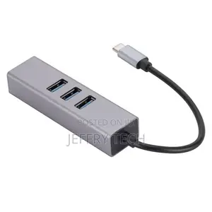 SL-030 USB-C / Type-C to Gigabit Ethernet RJ45 3 X USB 3.0