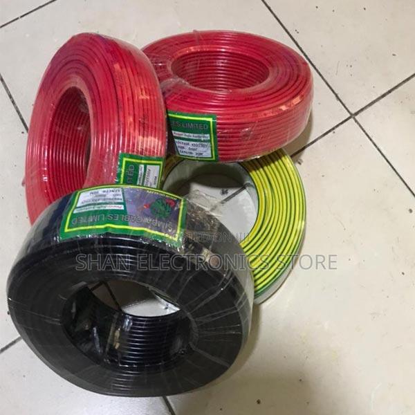 1.5mm Single Core Cable 90 Metres>>-Green/Yellow/Black - main view