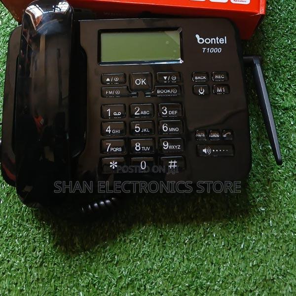 T1000//Wireless Desktop Telephone//SMS Feature Phone (Dual - main view