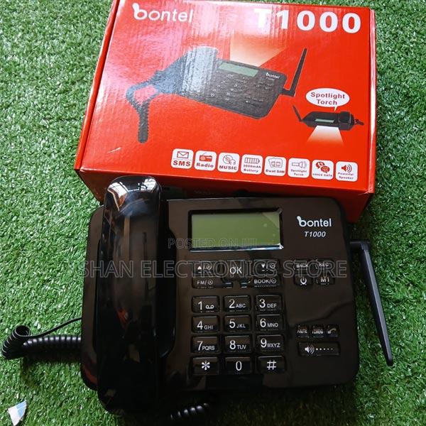 Wireless Desktop Telephone New Bontel Office Phone T1000