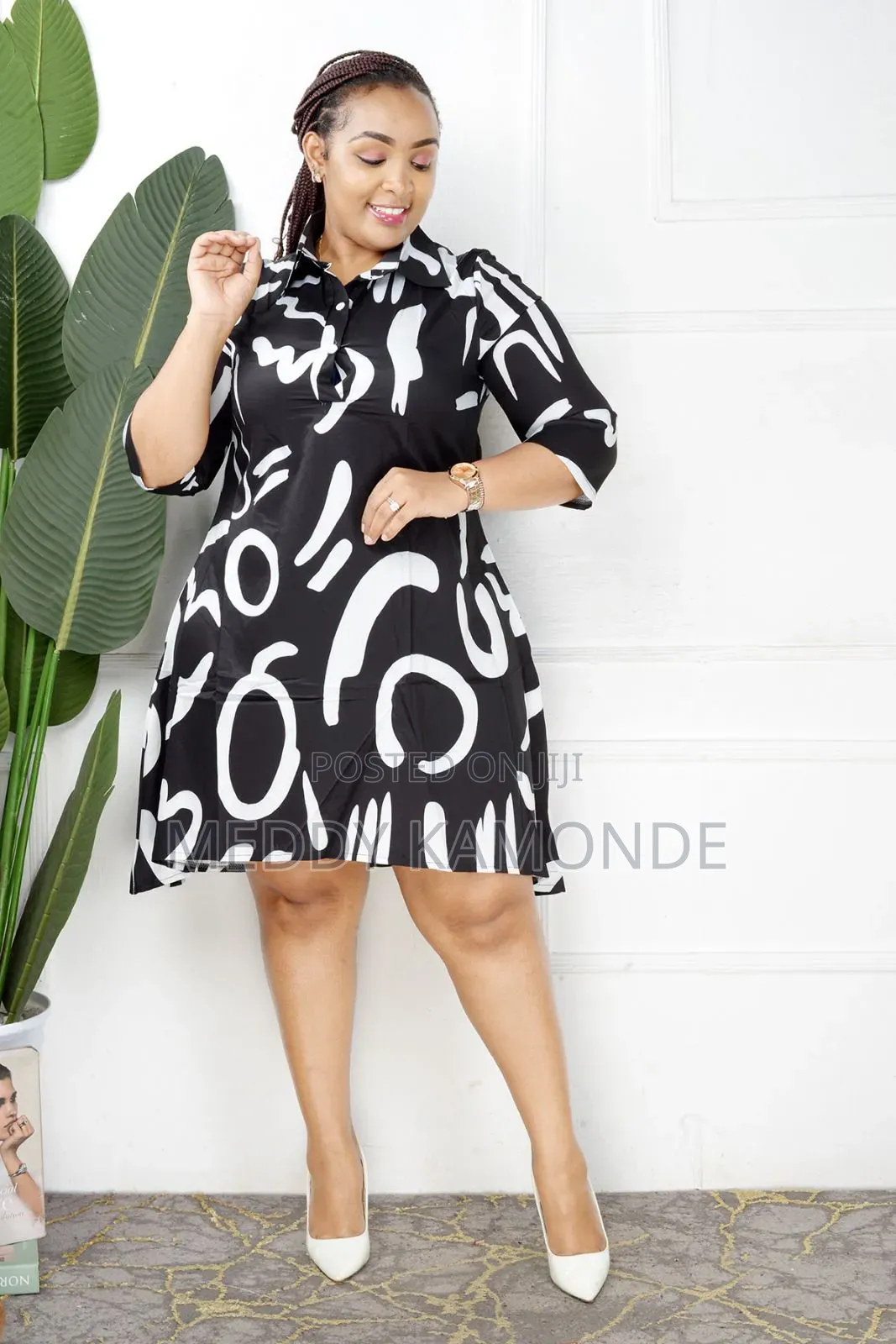 Cut Shirt Dress