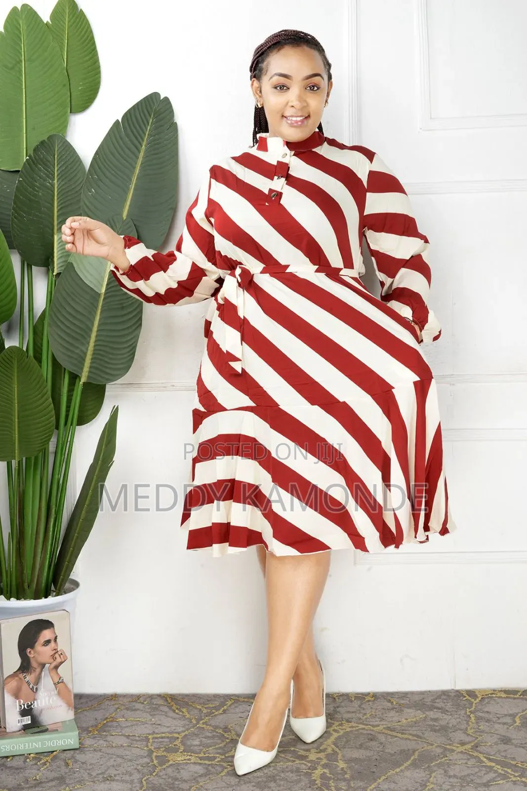 Classy Stripe Shift Dress