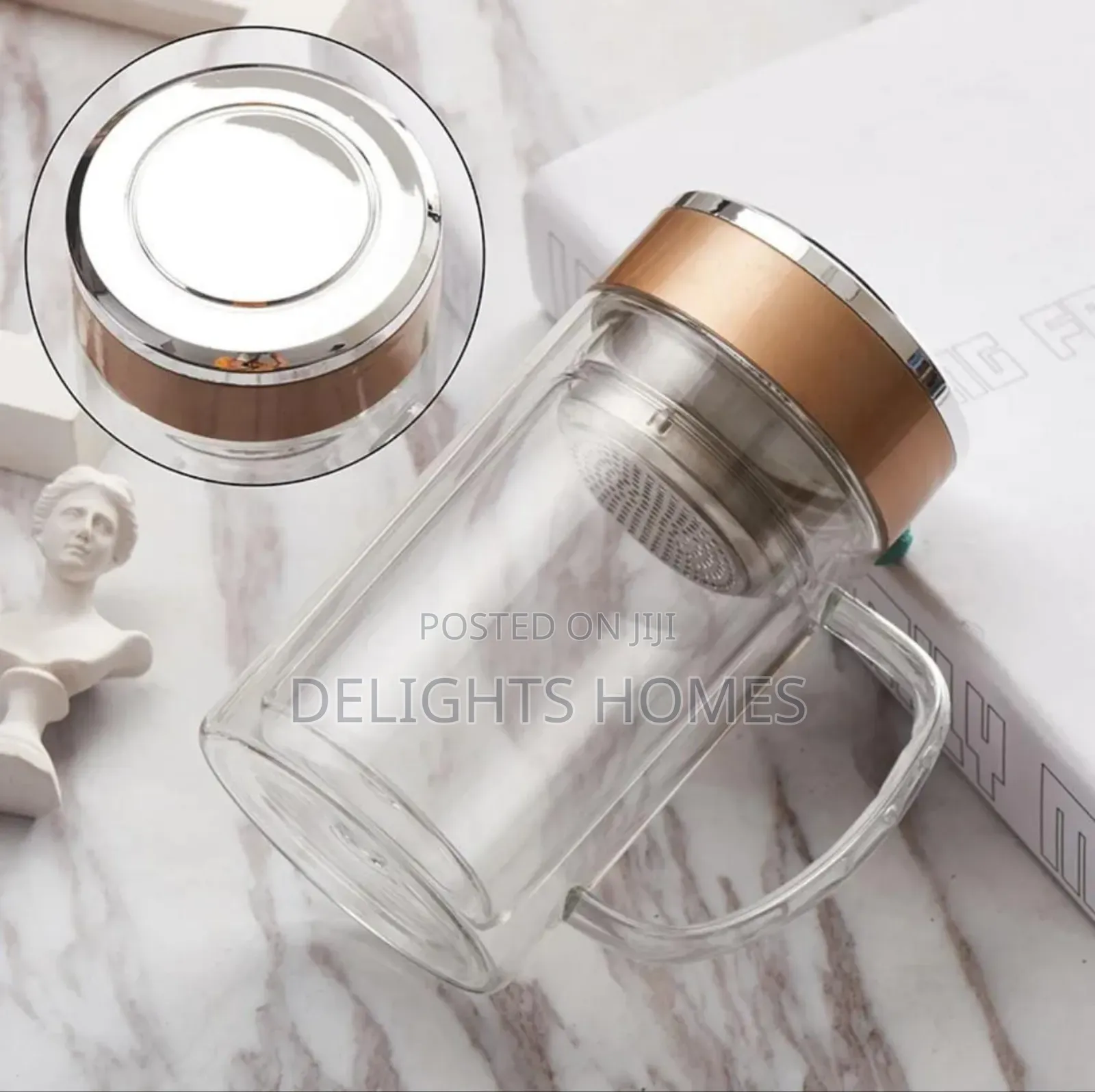 550ml Borosilicate Glass Coffee Thermocup_pa