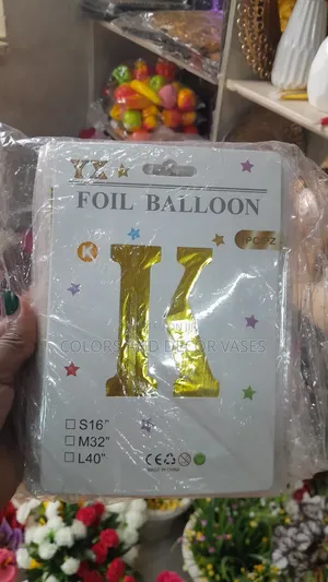 Letter Foil for Parties