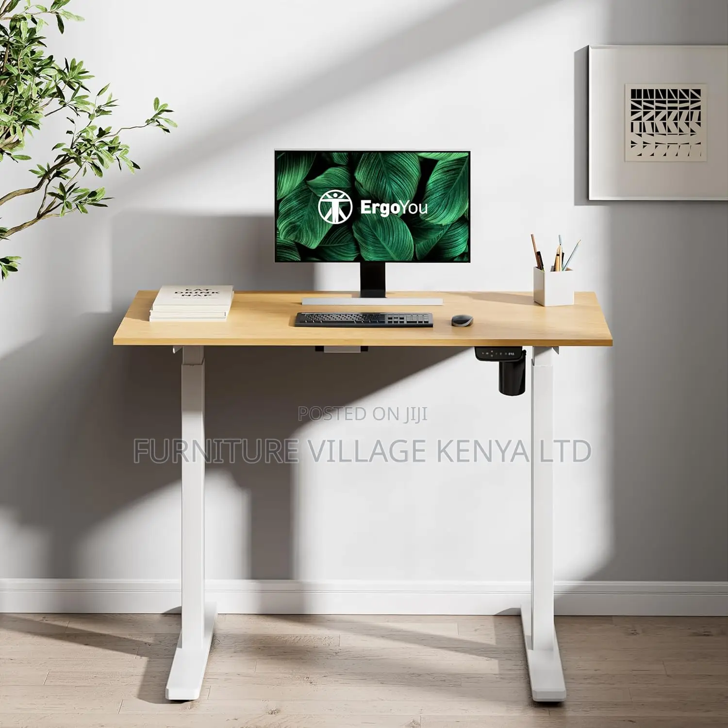 Height Adjustable Electric Desk, 120cm X 60cm