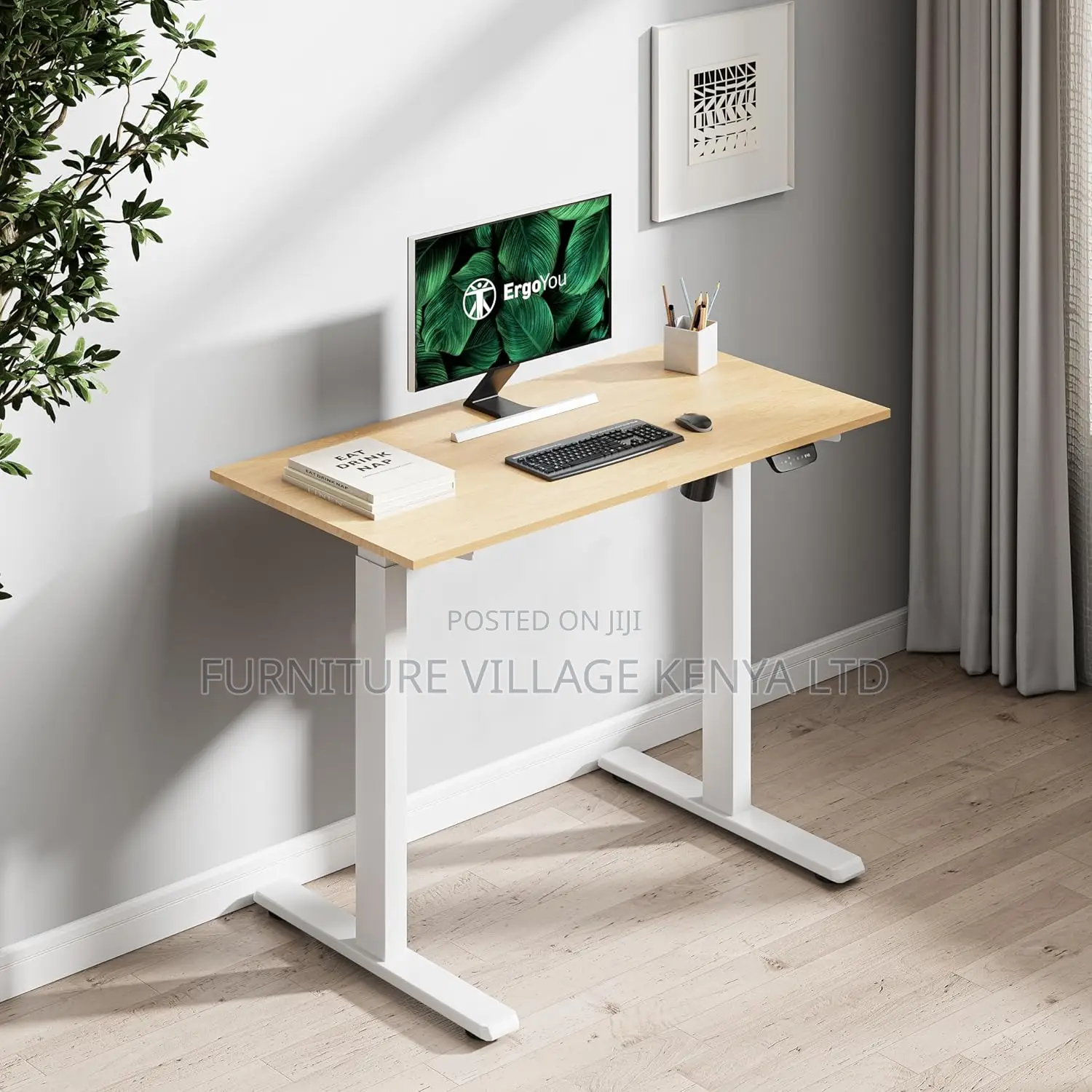 Height Adjustable Electric Desk, 120cm X 60cm