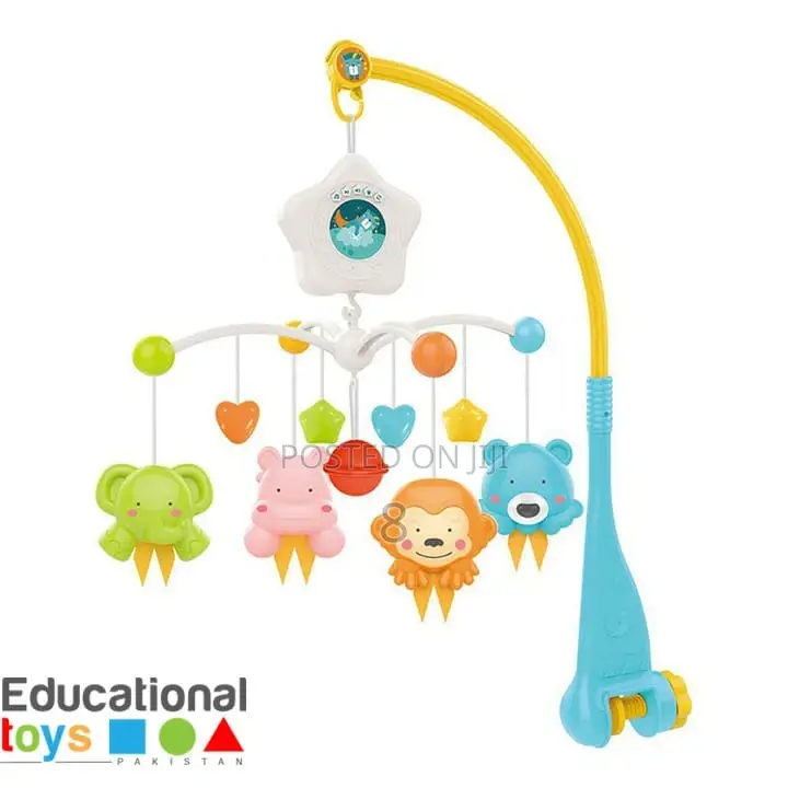 Baby Cot Mobile With Soothing Music Hanging Toys