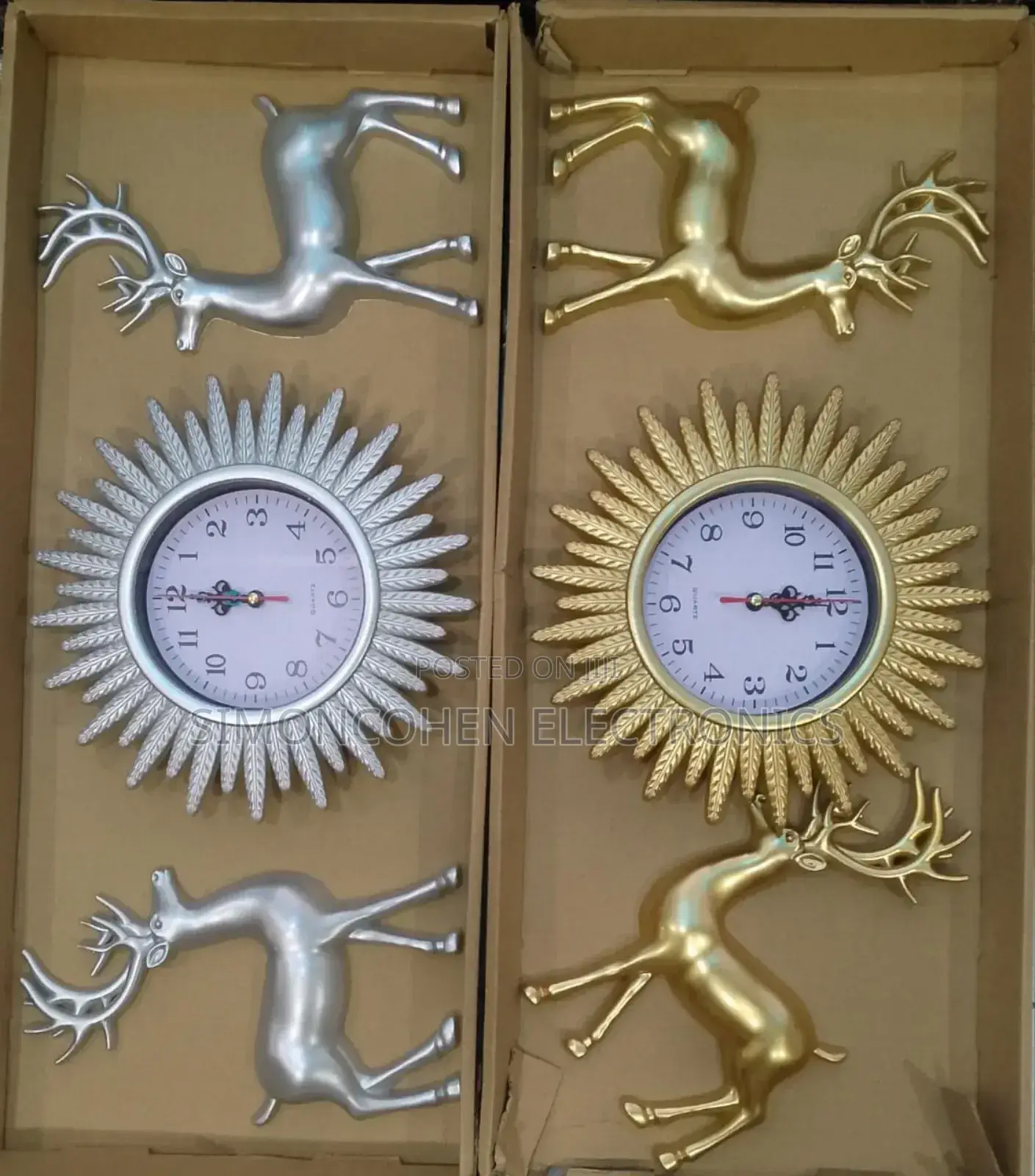 3in1 Wall Clock Decor