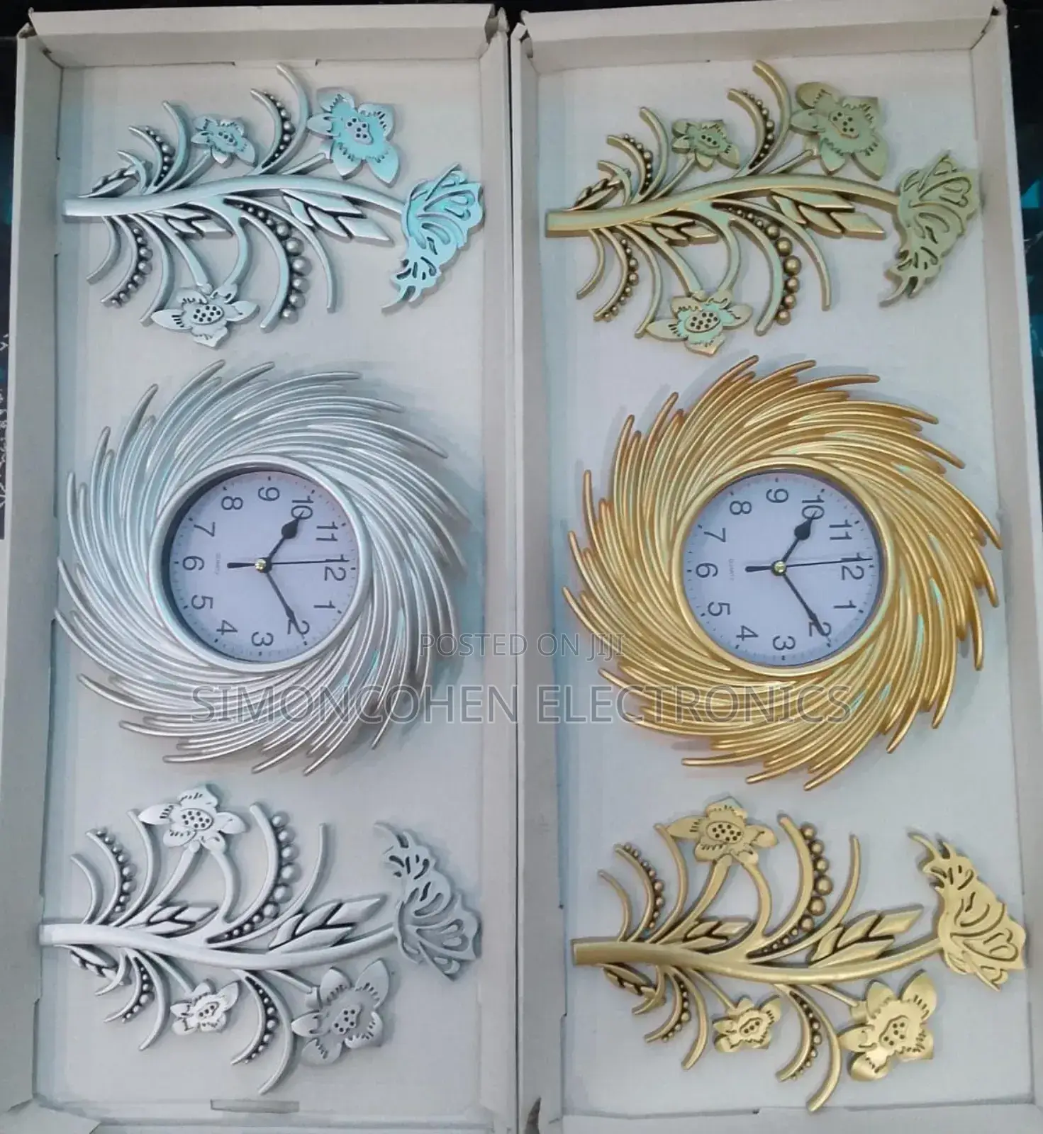 3in1 Wall Clock Decor