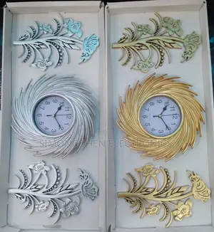 3in1 Wall Clock Decor