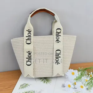 .  *Chloe Woven Straw Bag