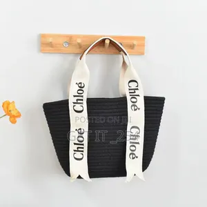.  *Chloe Woven Straw Bag