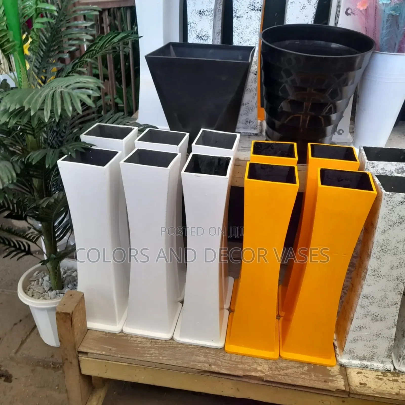 Wooden Vases 60cm Tall