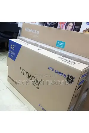 Vitron 43 Inches Smart, Android and Frameless Television