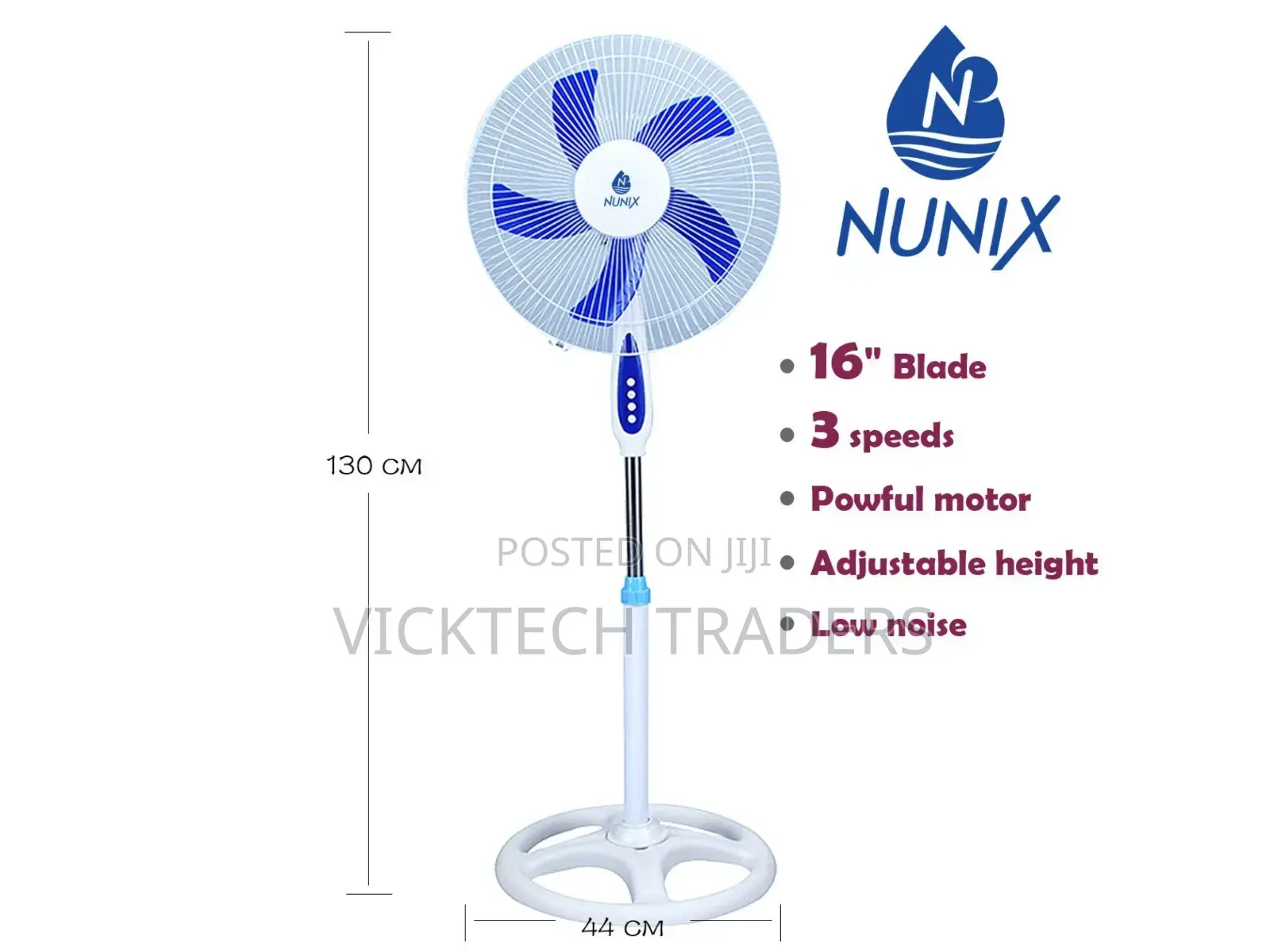 Fan/Nunix 16 Inches Standing Fan