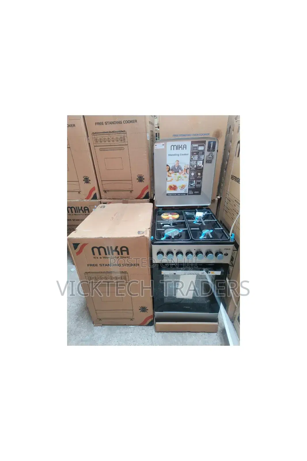 Mika 3+1 50*60 Standing Cooker