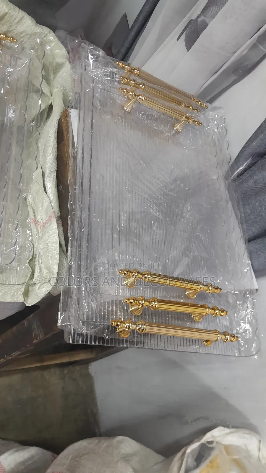 3 Set Decorative Plastic Trays