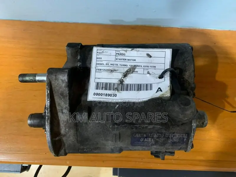 Toyota 1kd Starter Motor for Prado, Hilux, Fortuner, Hiace.