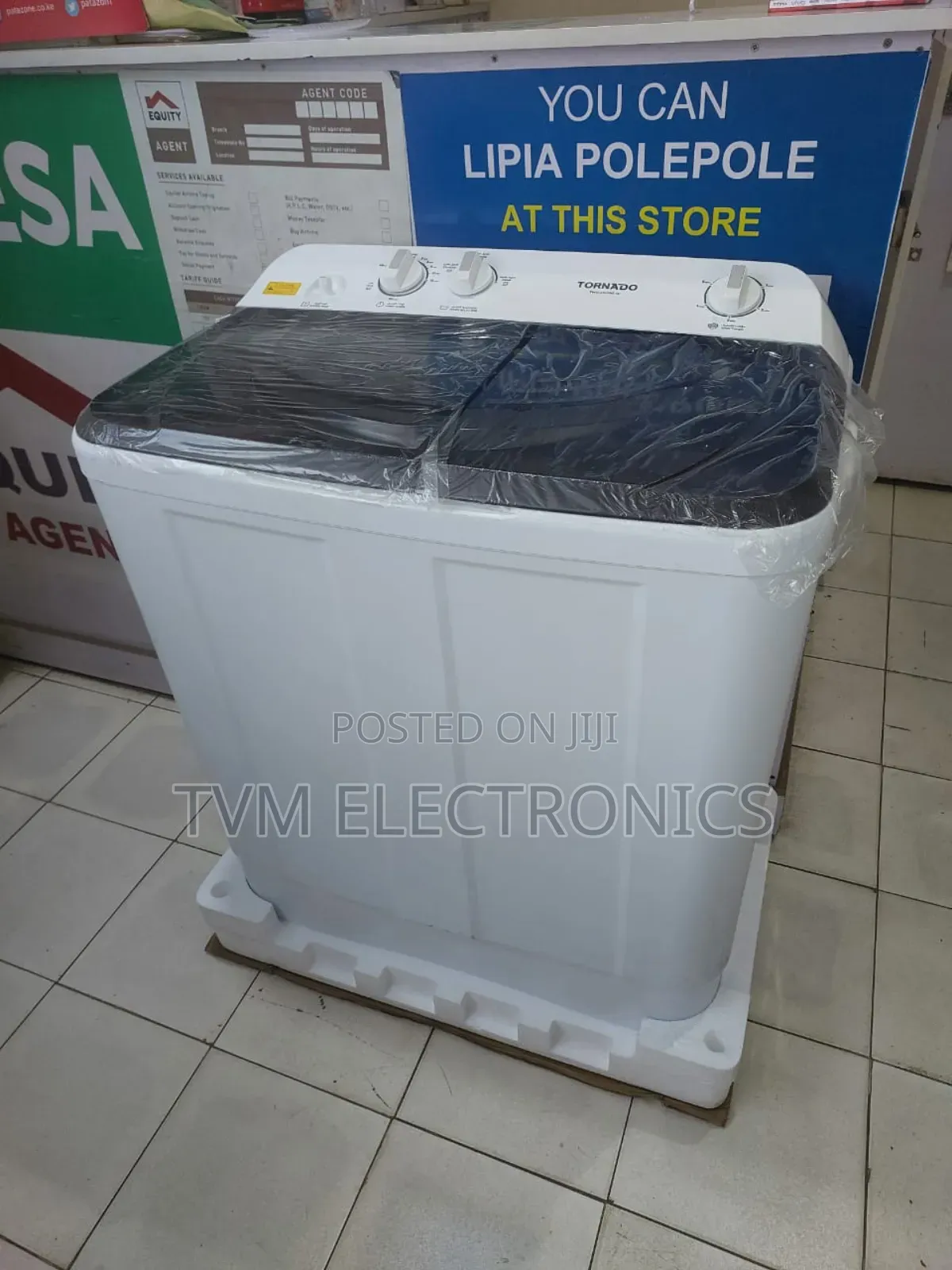 Tornado Washing Machine Semi Automatic 10kg TWH-Z10dne,White