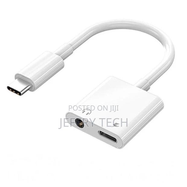 Source Type C to Headphone Jack Adapter With 3.5mm Aux Audio - main view