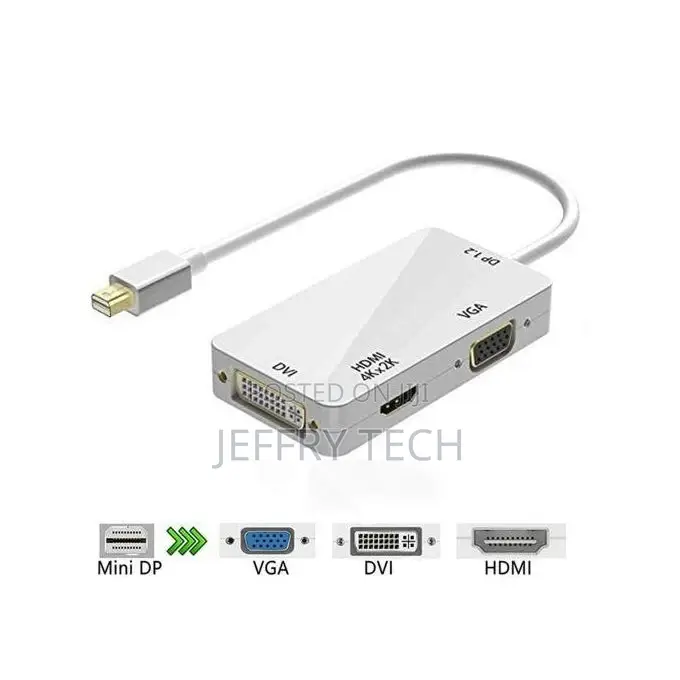 Mini Displayport to VGA Hdmicompatible Dvi Adapter Conver