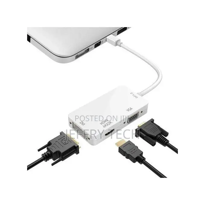 Mini Displayport to VGA Hdmicompatible Dvi Adapter Conver