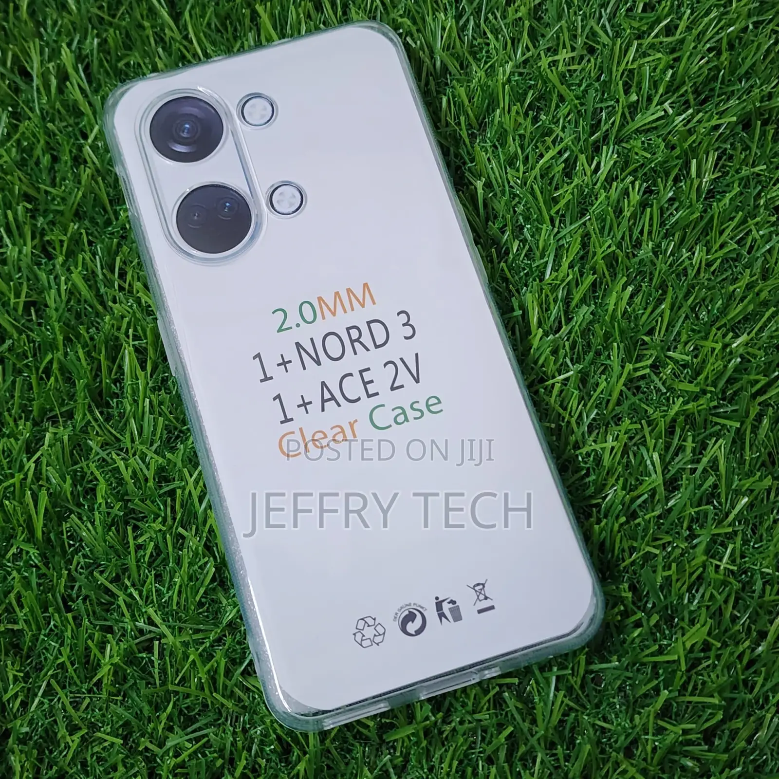 Oneplus Nord 3 Transparent Back Cover TOTU 2X
