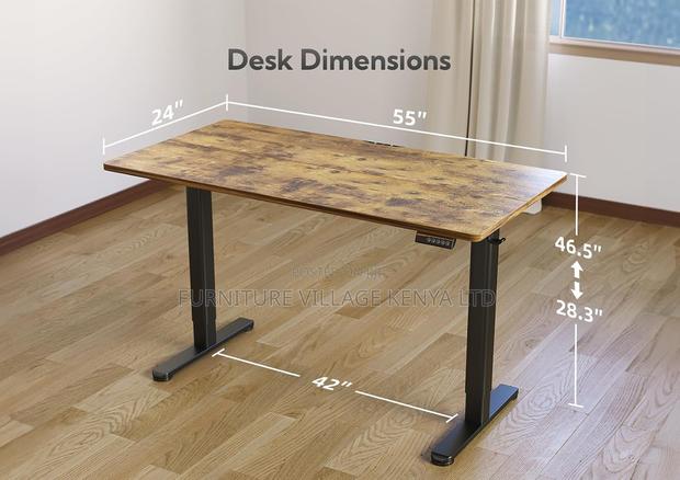 Electric Standing Desk, Adjustable Height (160CM X 70CM) - thumbnail 3