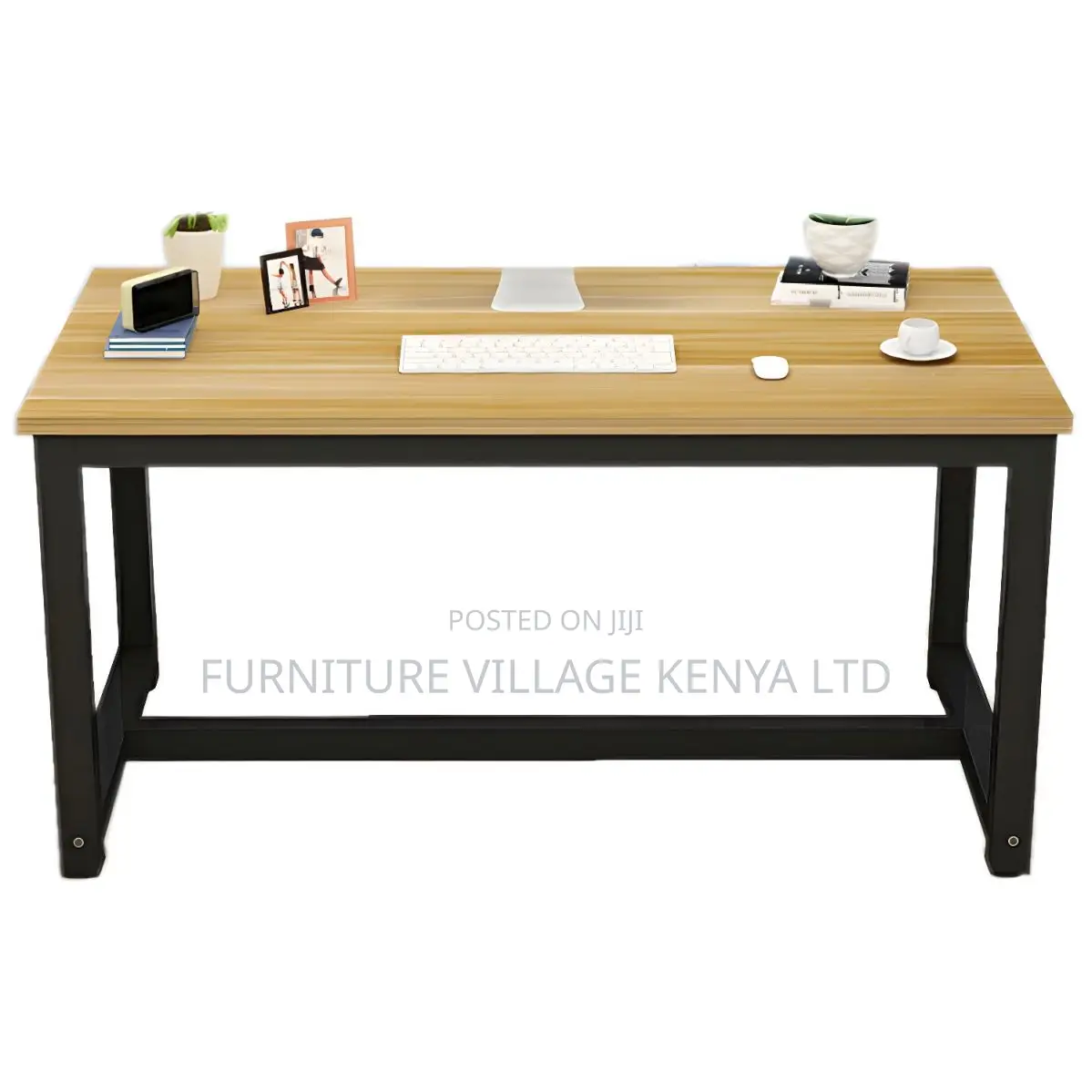 Home Office Desk; 120cm Generic Computer Table in Brown