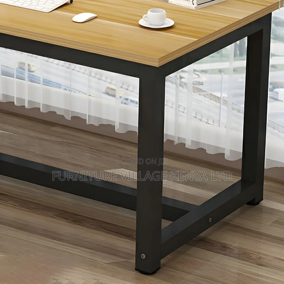 Home Office Desk; 120cm Generic Computer Table in Brown