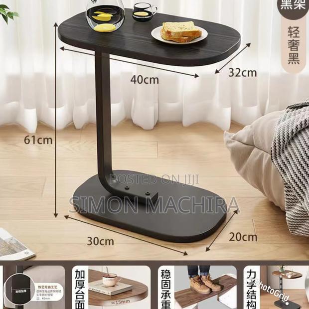 Wood Base Side Table - main view