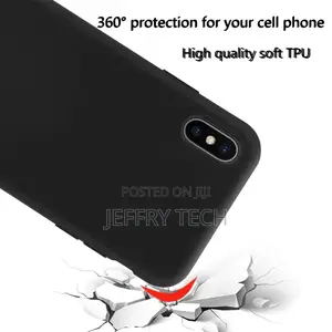 Itel P65 Case, Soft TPU Back Cover Shockproof Silicone Bumpe