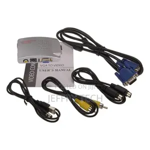 VGA to AV / S-Video / RCA Composite Video Converter - Silver