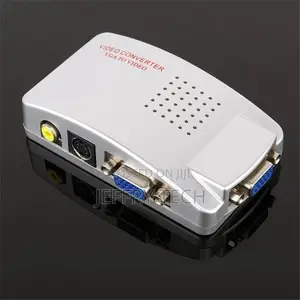 VGA to AV / S-Video / RCA Composite Video Converter - Silver